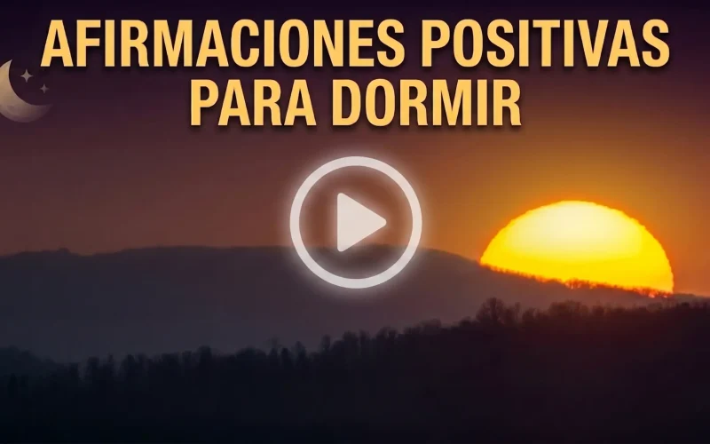Vídeo de afirmaciones positivas para dormir y programar la mente subconsciente - Rosa Naturae